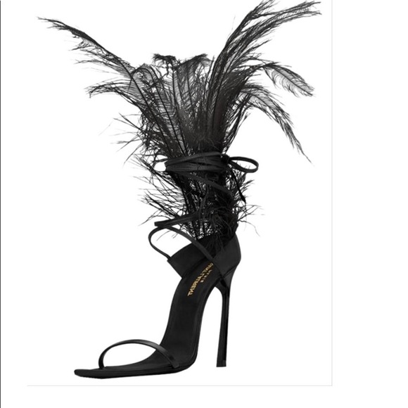 saint laurent talitha feather